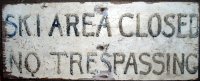 Ski Club Sign